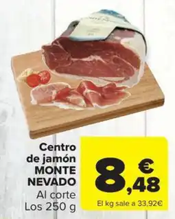 Carrefour Market Centro de jamón monte nevado oferta