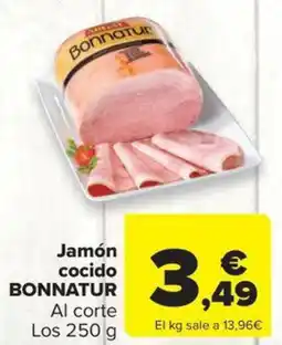 Carrefour Market BONNATUR Jamón cocido oferta