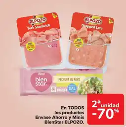 Carrefour Market ELPOZO En todos los productos envase ahorro y minis bienstar oferta