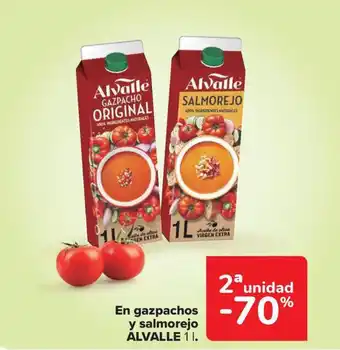 Carrefour Market ALVALLE En gazpachos y salmorejo oferta