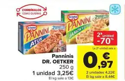 Carrefour Market DR. OETKER Panninis oferta