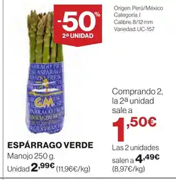 Supercor Espárrago verde oferta