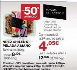 Supercor Nuez chilena pelada a mano oferta