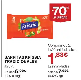 Supercor Barritas krissia tradicionales oferta