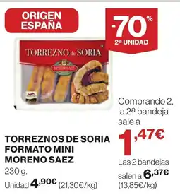 Supercor Torreznos de soria formato mini moreno saez oferta