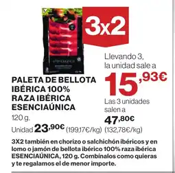 Supercor Paleta de bellota ibérica 100% raza ibérica oferta