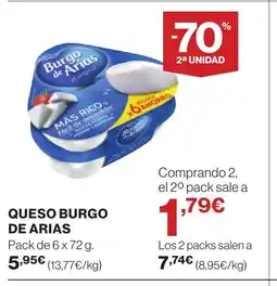 Supercor BURGO DE ARIAS Queso oferta