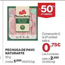 Supercor Pechuga de pavo naturarte oferta