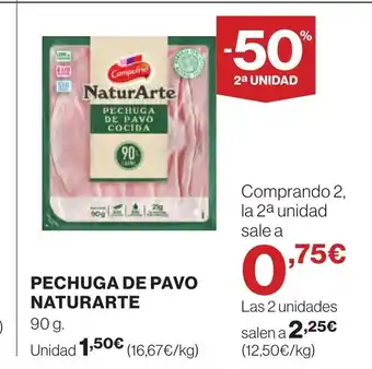 Supercor Pechuga de pavo naturarte oferta