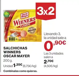 Supercor OSCAR MAYER Salchichas winners oferta