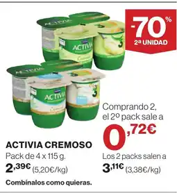Supercor ACTIVIA Cremoso oferta