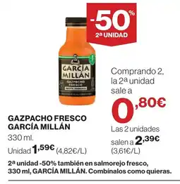 Supercor GARCÍA MILLÁN Gazpacho fresco oferta