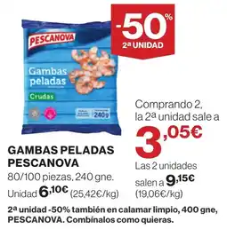 Supercor PESCANOVA Gambas peladas oferta