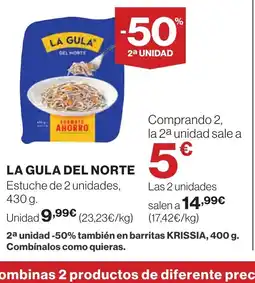Supercor LA GULA DEL NORTE oferta
