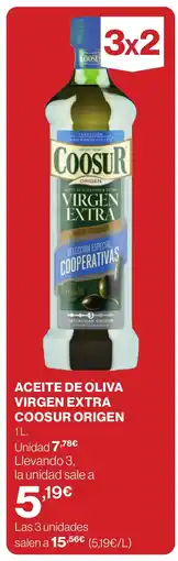 Supercor COOSUR ORIGEN Aceite de oliva virgen extra oferta
