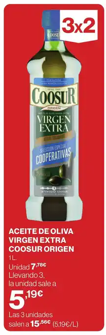 Supercor COOSUR ORIGEN Aceite de oliva virgen extra oferta