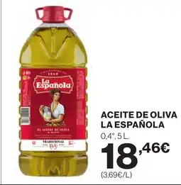 Supercor LA ESPAÑOLA Aceite de oliva oferta