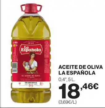 Supercor LA ESPAÑOLA Aceite de oliva oferta