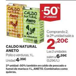 Supercor ANETO Caldo natural oferta