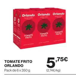 Supercor ORLANDO Tomate frito oferta