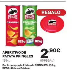 Supercor PRINGLES Aperitivo de patata oferta