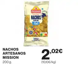 Supercor Nachos artesanos mission oferta