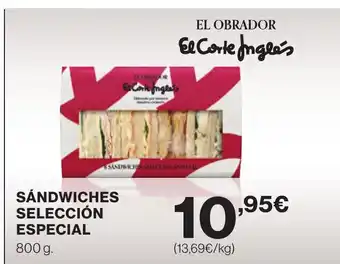 Supercor Sandwiches selección especial oferta