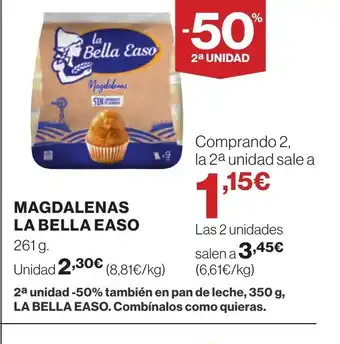Supercor LA BELLA EASO Magdalenas oferta