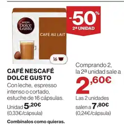 Supercor DOLCE GUSTO Café nescafé oferta