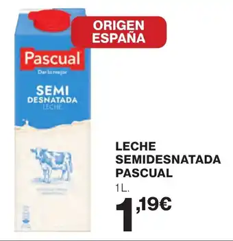 Supercor PASCUAL Leche semidesnatada oferta