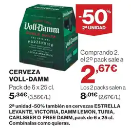 Supercor VOLL-DAMM Cerveza oferta