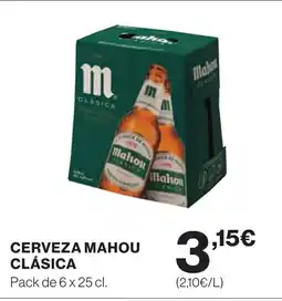 Supercor MAHOU CLÁSICA Cerveza oferta