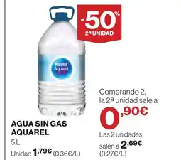 Supercor AQUAREL Agua sin gas oferta