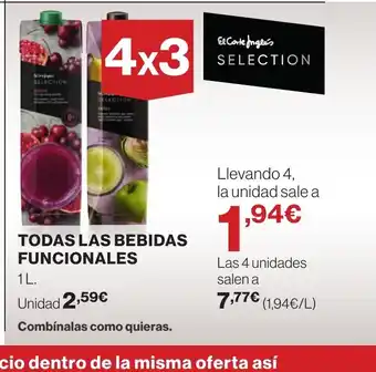 Supercor Todas las bebidas funcionales oferta