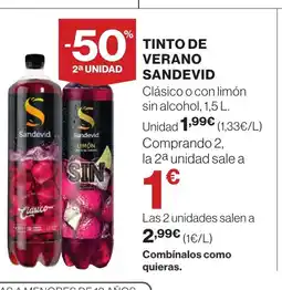 Supercor SANDEVID Tinto de verano oferta