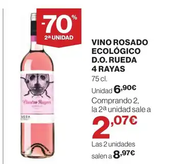 Supercor Vino rosado ecológico d.o. rueda oferta