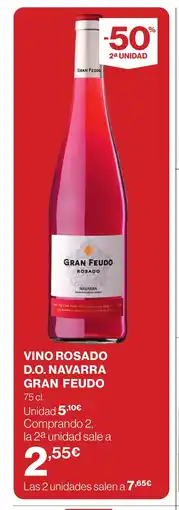 Supercor GRAN FEUDO Vino rosado d.o. navarra oferta