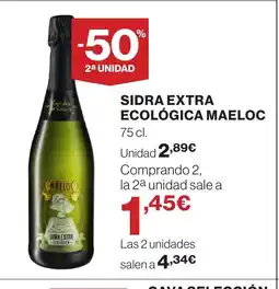 Supercor MAELOC Sidra extra ecológica oferta