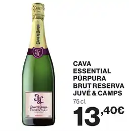 Supercor JUVÉ & CAMPS Cava essential púrpura brut reserva oferta