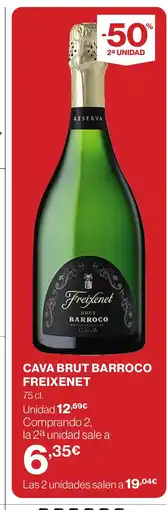 Supercor FREIXENET Cava brut barroco oferta