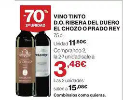 Supercor Vino tinto d.o. ribera del duero el chozo o prado rey oferta