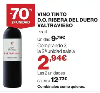 Supercor Vino tinto d.o. ribera del duero valtravieso oferta