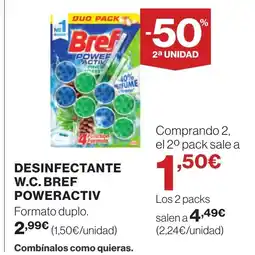 Supercor Desinfectante w.c. bref poweractiv oferta