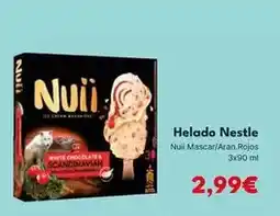 Cash Unide Nestlé - helado oferta