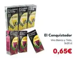 Cash Unide Din - el conquistador vino blanco y tinto oferta