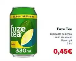 Cash Unide Fuze tea - bebida de te limon oferta