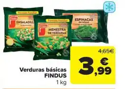 Carrefour Market FINDUS Verduras básicas oferta