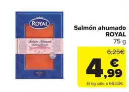 Carrefour Market ROYAL Salmón ahumado oferta