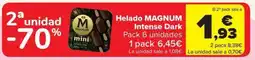 Carrefour Market MAGNUM Helado Intense Dark oferta