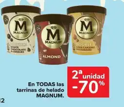 Carrefour Market MAGNUM todas las tarrinas de helado oferta